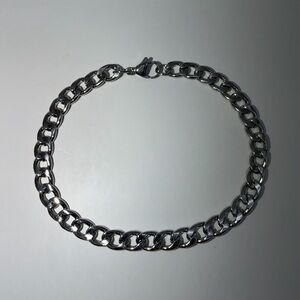 Lightweight Silver Cuban Bracelet